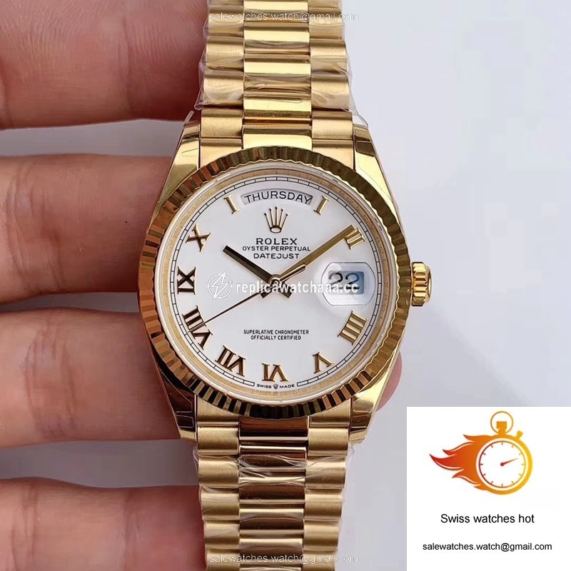 Rolex Day-Date M128238 EW Factory White Dial Roman Time Scale 1 Rolex Day-Date M128238 EW Factory White Dial Roman Time Scale 1