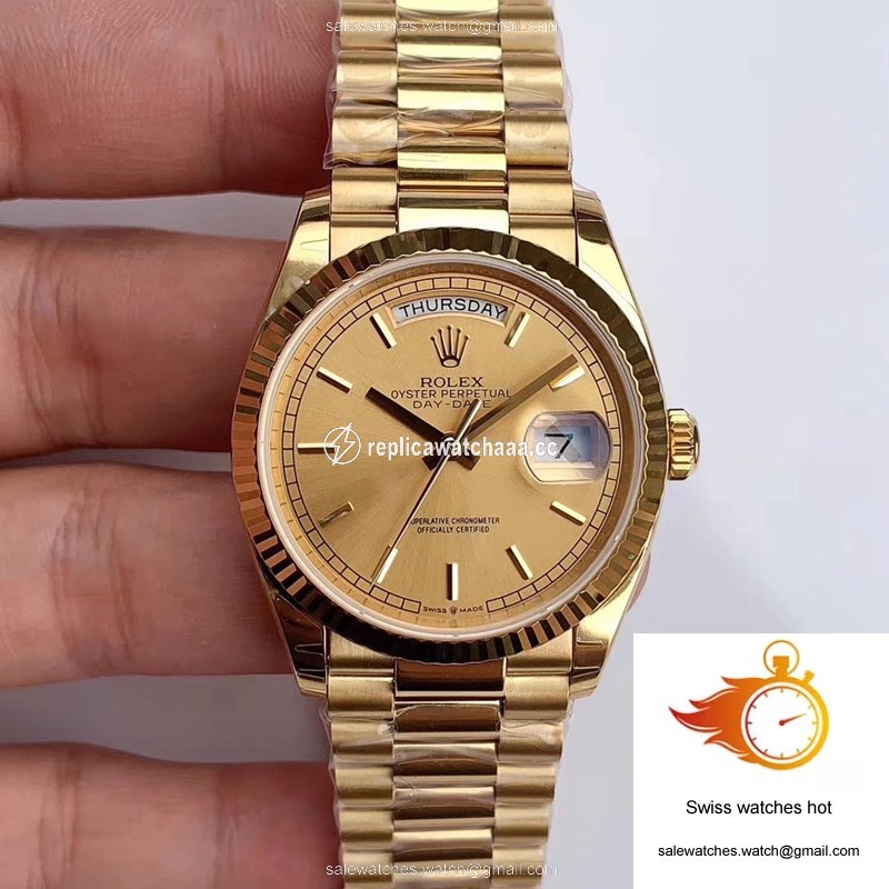 Rolex Day-Date M128238-0045 Yellow Gold EW Factory Champagne Dial 1 Rolex Day-Date M128238-0045 Yellow Gold EW Factory Champagne Dial 1