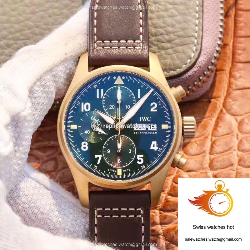 ZF Factory IWC Pilot's Watch Chronograph Spitfire IW387902 1 ZF Factory IWC Pilot's Watch Chronograph Spitfire IW387902 1
