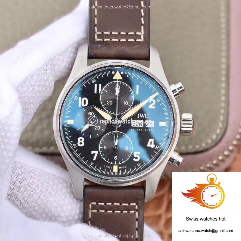 ZF Factory IWC Pilot's Watch Chronograph Spitfire IW387903 1 ZF Factory IWC Pilot's Watch Chronograph Spitfire IW387903 1