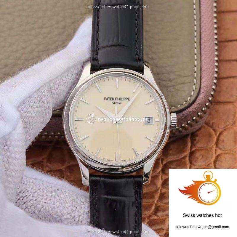 ZF Factory Patek Philippe Calatrava Automatic Date White Dial Watch 5227 Flip Back Version 1 ZF Factory Patek Philippe Calatrava Automatic Date White Dial Watch 5227 Flip Back Version 1