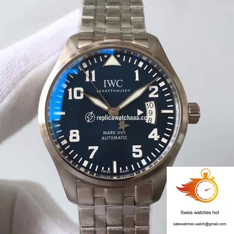 IWC Pilot Mark XVII Le Petit Prince IW327014 MKS Factory Blue Dial 1 IWC Pilot Mark XVII Le Petit Prince IW327014 MKS Factory Blue Dial 1