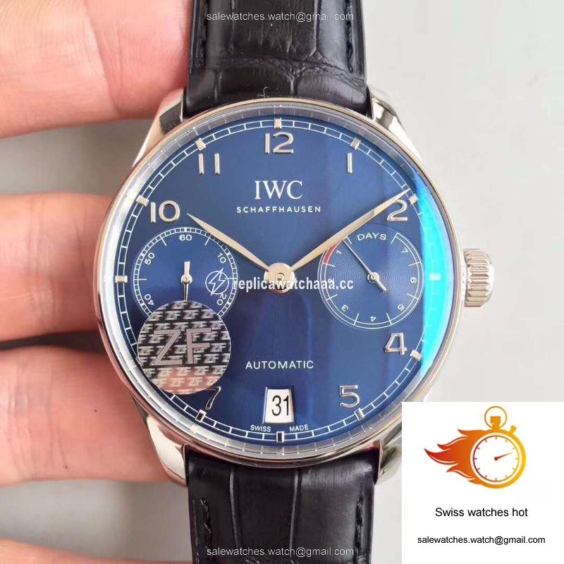 IWC Portuguese IW500703 ZF Factory Blue Dial 1 IWC Portuguese IW500703 ZF Factory Blue Dial 1