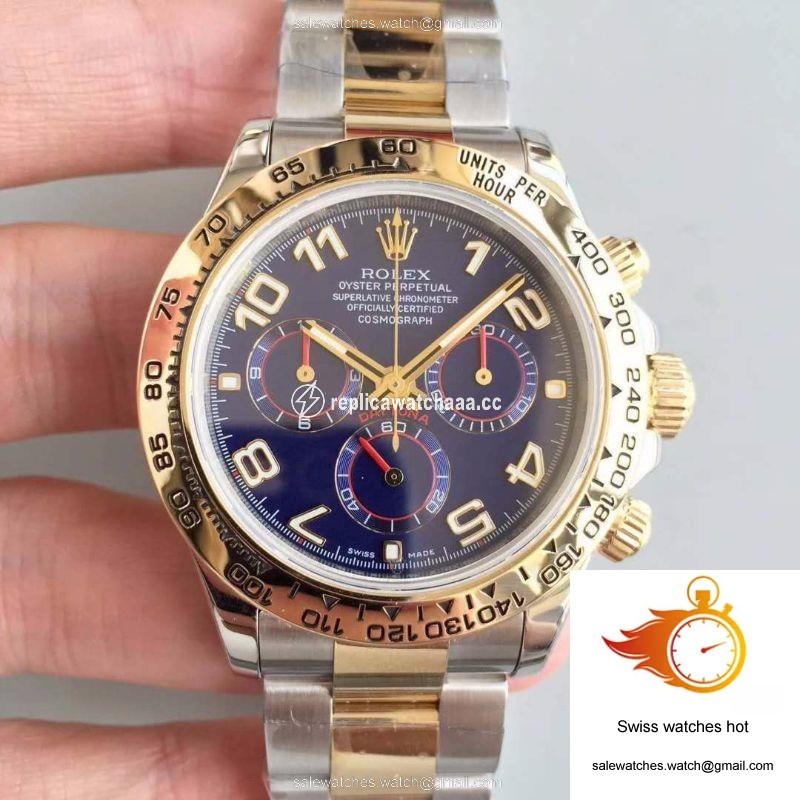 Rolex Daytona Cosmograph 116503 3A Factory 18K Yellow Gold Wrapped Blue Dial 1 Rolex Daytona Cosmograph 116503 3A Factory 18K Yellow Gold Wrapped Blue Dial 1