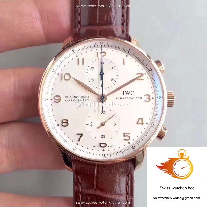 IWC Portugieser Chronograph IW371445 ZF Factory V2 Silver Dial 1 IWC Portugieser Chronograph IW371445 ZF Factory V2 Silver Dial 1