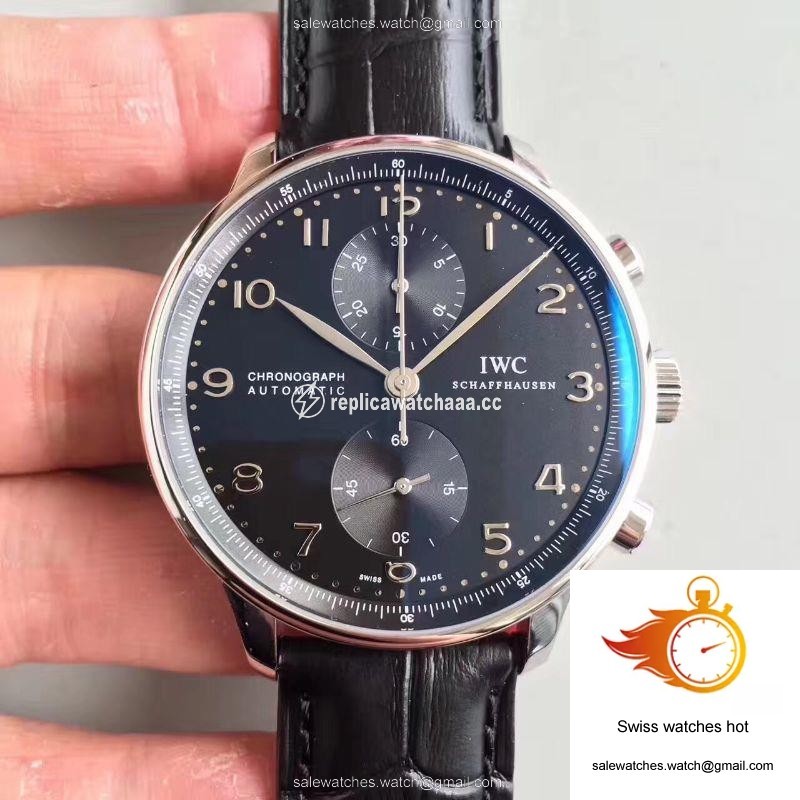 IWC Portugieser Chronograph IW371447 ZF Factory Black Dial 1 IWC Portugieser Chronograph IW371447 ZF Factory Black Dial 1