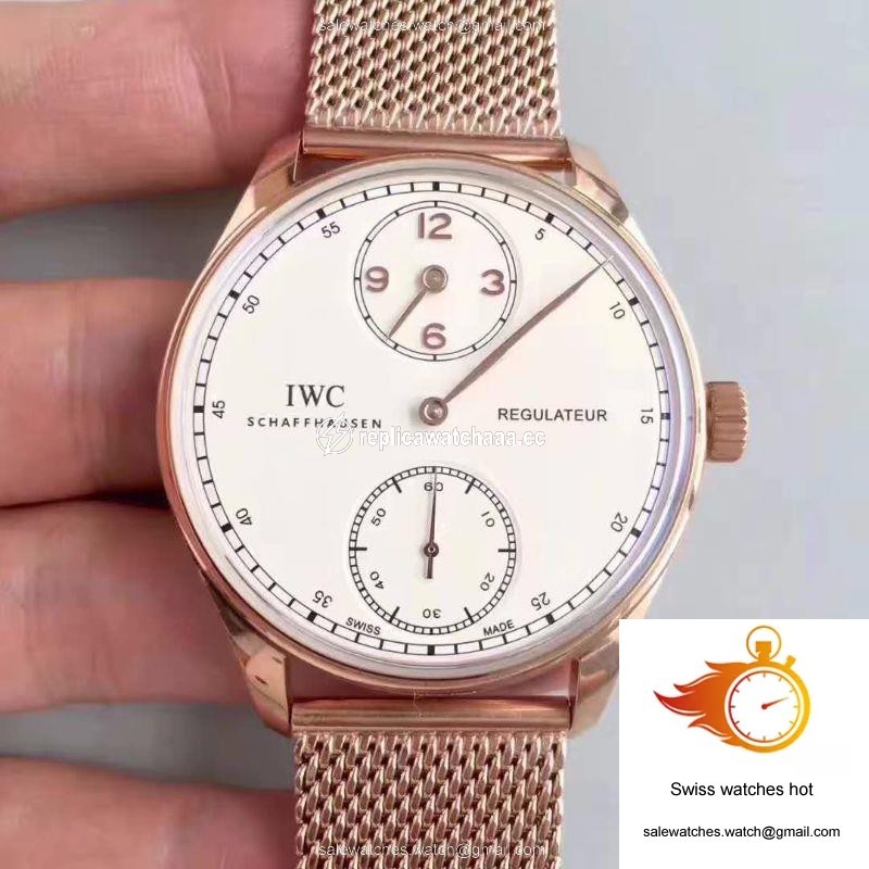 IWC Portugieser Regulateur IW544402 YL Factory White Dial 1 IWC Portugieser Regulateur IW544402 YL Factory White Dial 1