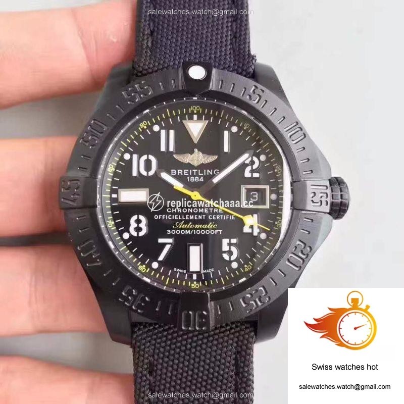 Breitling Avenger Seawolf Blacksteel Code Yellow M17330B2 GF Factory Black Dial 1 Breitling Avenger Seawolf Blacksteel Code Yellow M17330B2 GF Factory Black Dial 1