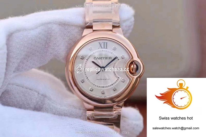 Ballon Bleu De Cartier Ladies 33 WE902062 V9 Factory White Textured Dial 1 Ballon Bleu De Cartier Ladies 33 WE902062 V9 Factory White Textured Dial 1