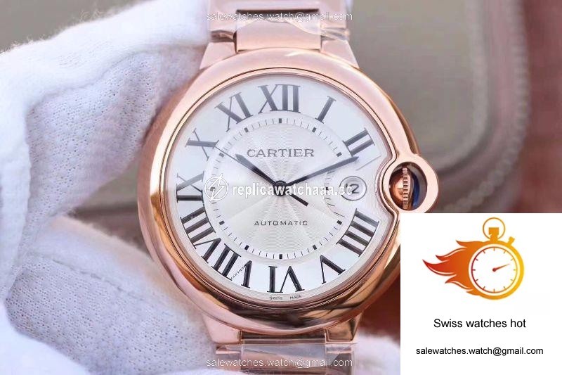 Ballon Bleu De Cartier 42MM W69006Z2 V9 Factory White Textured Dial 1 Ballon Bleu De Cartier 42MM W69006Z2 V9 Factory White Textured Dial 1