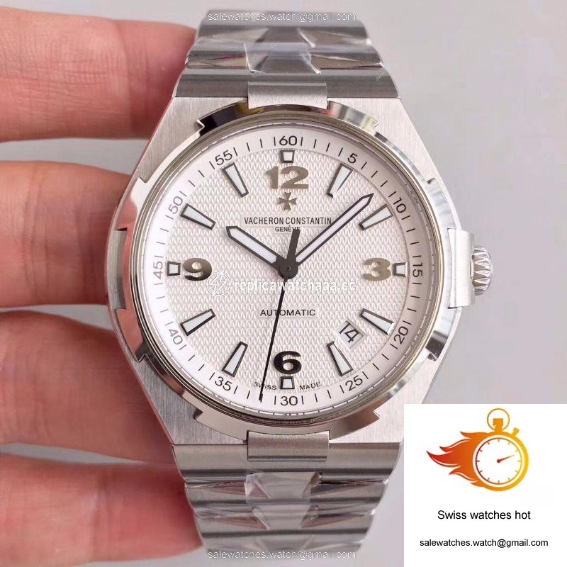 Vacheron Constantin Overseas 47040 Stainless Steel Bracelet JJ Factory White Dial 1 Vacheron Constantin Overseas 47040 Stainless Steel Bracelet JJ Factory White Dial 1