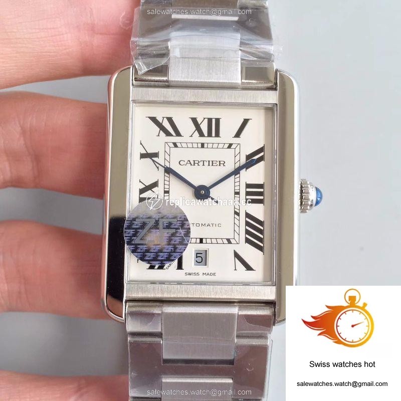 Cartier Tank Solo XL Automatic W5200028 ZF Factory White Dial 1 Cartier Tank Solo XL Automatic W5200028 ZF Factory White Dial 1