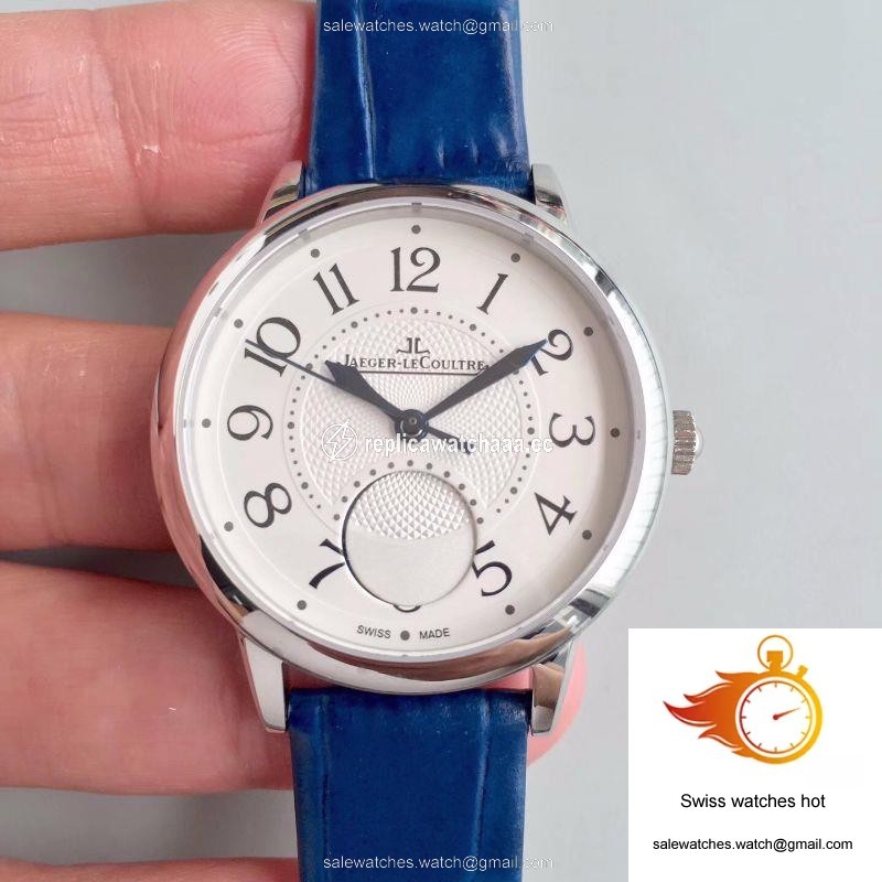 Jaeger-LeCoultre Rendez-Vous 3448420 Blue Leather Strap White Dial 1 Jaeger-LeCoultre Rendez-Vous 3448420 Blue Leather Strap White Dial 1