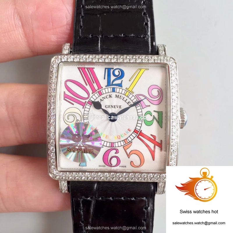 Franck Muller Master Square Ladies 6002 M QZ D White Dial GF Factory 1 Franck Muller Master Square Ladies 6002 M QZ D White Dial GF Factory 1