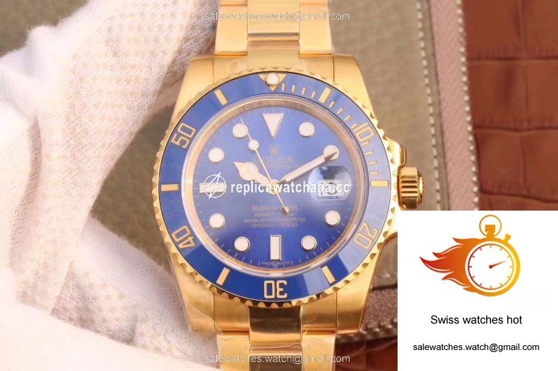 Rolex Submariner Date 116618LB VR Factory 18K Yellow Gold Wrapped Blue Dial 1 Rolex Submariner Date 116618LB VR Factory 18K Yellow Gold Wrapped Blue Dial 1