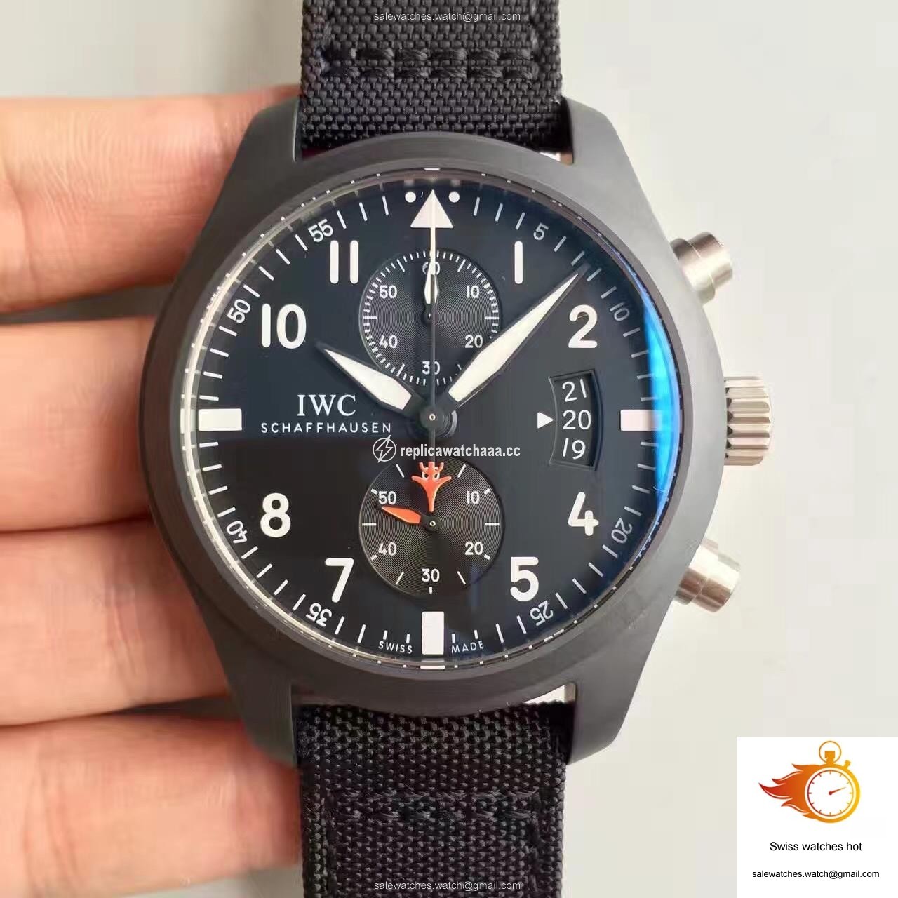 IWC Pilot Top Gun Chronograph IW389001 ZF Factory Anthracite Dial 1 IWC Pilot Top Gun Chronograph IW389001 ZF Factory Anthracite Dial 1