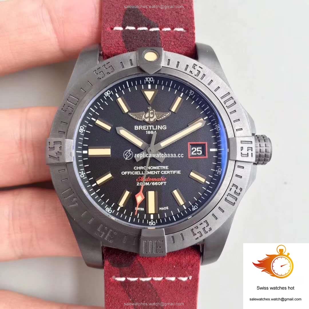 Breitling Avenger Blackbird V1731110/BD74/109W/M20BASA.1 GF Factory Black Dial 1 Breitling Avenger Blackbird V1731110/BD74/109W/M20BASA.1 GF Factory Black Dial 1
