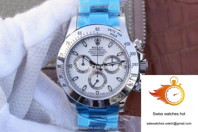 Rolex Daytona Cosmograph 116520 Noob Factory White Dial 1 Rolex Daytona Cosmograph 116520 Noob Factory White Dial 1