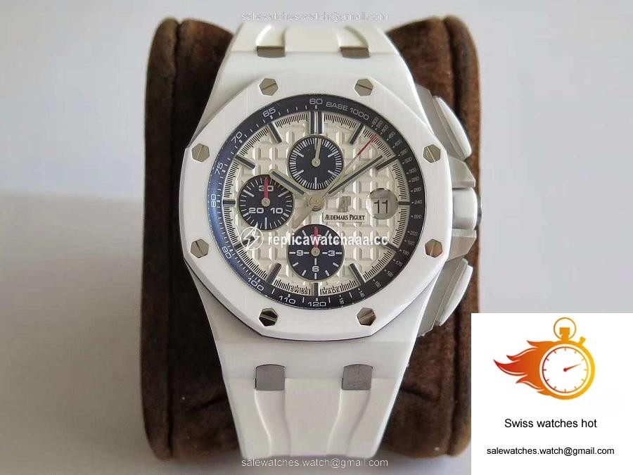 Audemars Piguet Royal Oak Offshore 26402CB.OO.A010CA.01 JF Factory V2 White Dial 1 Audemars Piguet Royal Oak Offshore 26402CB.OO.A010CA.01 JF Factory V2 White Dial 1