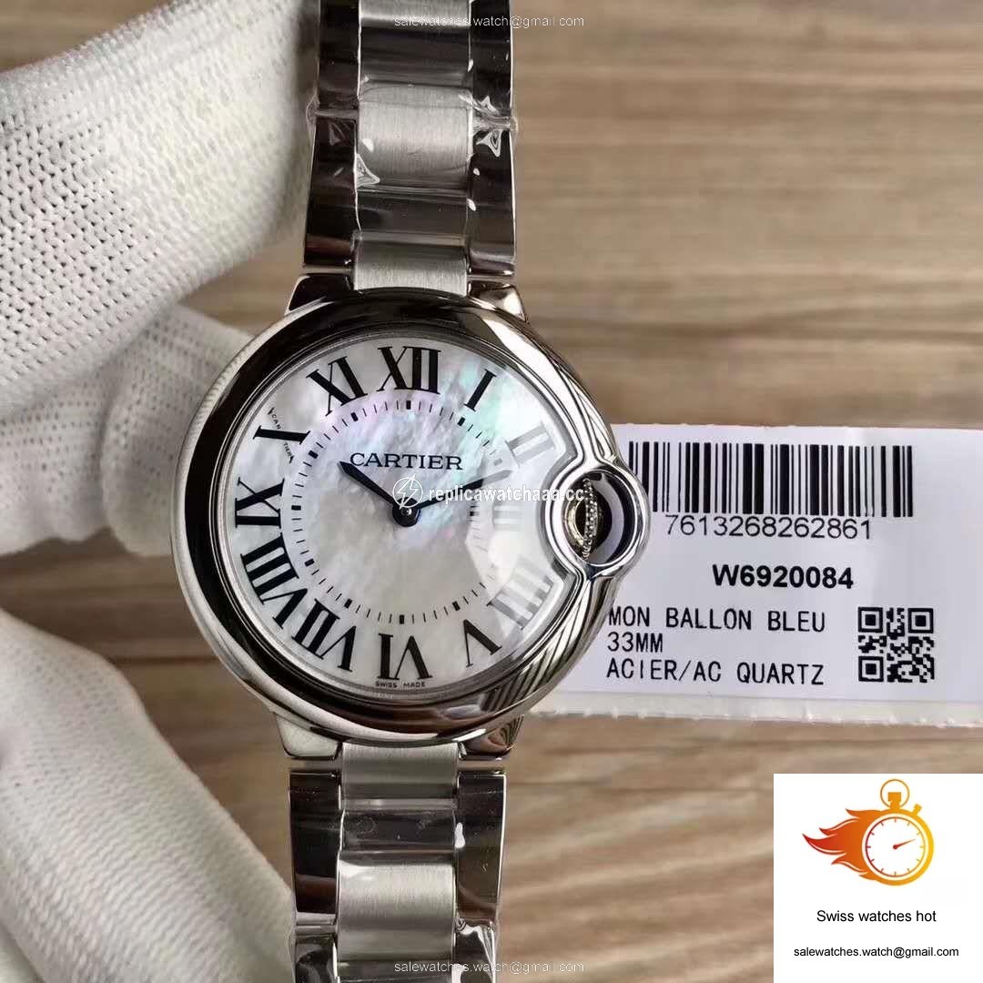 Ballon Bleu De Cartier W6920084 33MM V6 Factory Silver Dial 1 Ballon Bleu De Cartier W6920084 33MM V6 Factory Silver Dial 1