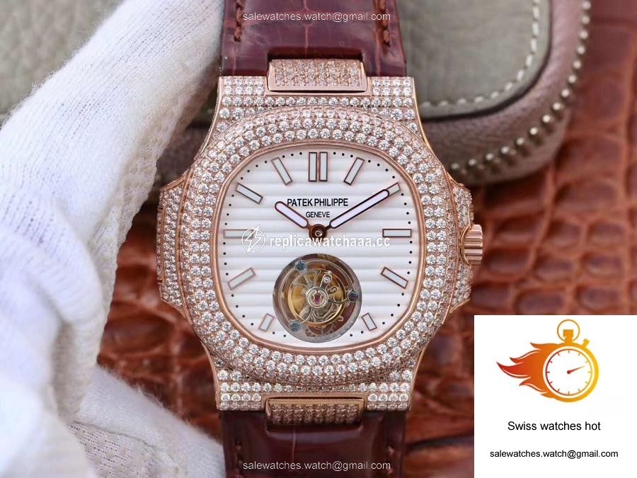 Patek Philippe Nautilus Jumbo 5711 Rose Gold Tourbillon 2018 R8 Factory White Dial 1 Patek Philippe Nautilus Jumbo 5711 Rose Gold Tourbillon 2018 R8 Factory White Dial 1