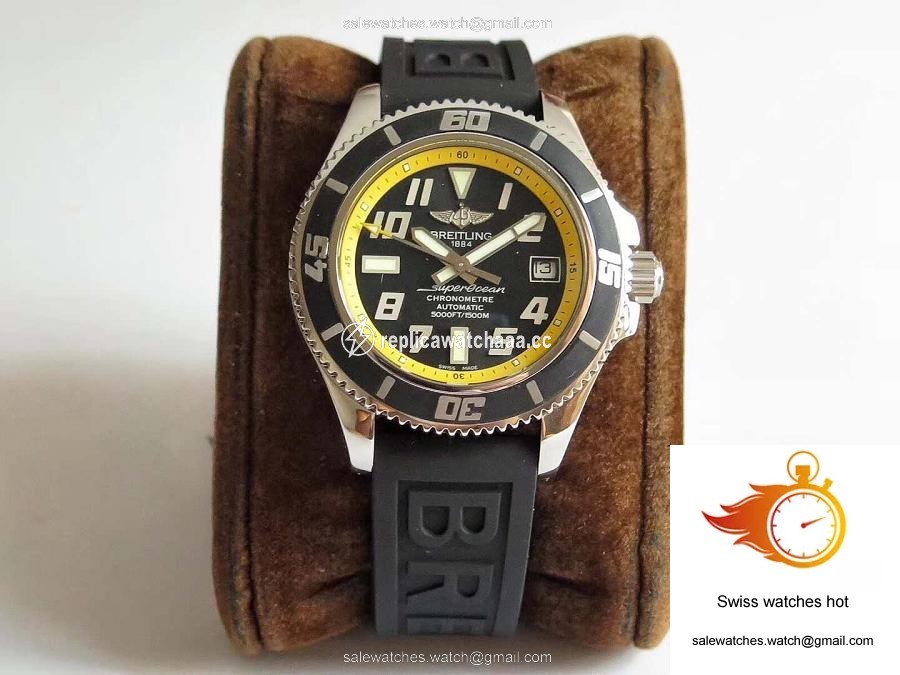 Breitling Superocean 42 Abyss Yellow A1736402/BA32 ZF Factory Black & Yellow Dial 1 Breitling Superocean 42 Abyss Yellow A1736402/BA32 ZF Factory Black & Yellow Dial 1