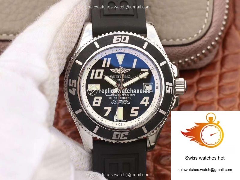 Breitling Superocean 42 Abyss White A1736402/BA29 ZF Factory Black Dial 1 Breitling Superocean 42 Abyss White A1736402/BA29 ZF Factory Black Dial 1