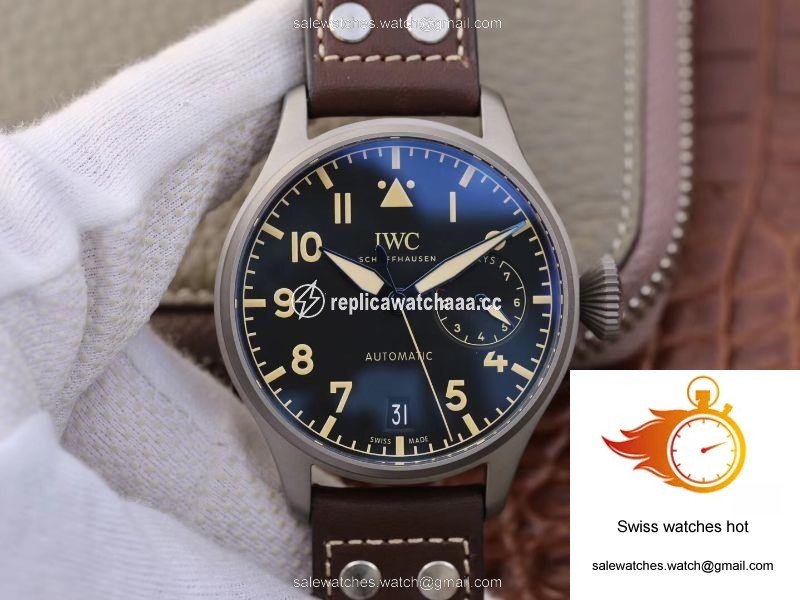 IWC Big Pilot Heritage IW501004 Titanium ZF Factory Black Dial 1 IWC Big Pilot Heritage IW501004 Titanium ZF Factory Black Dial 1
