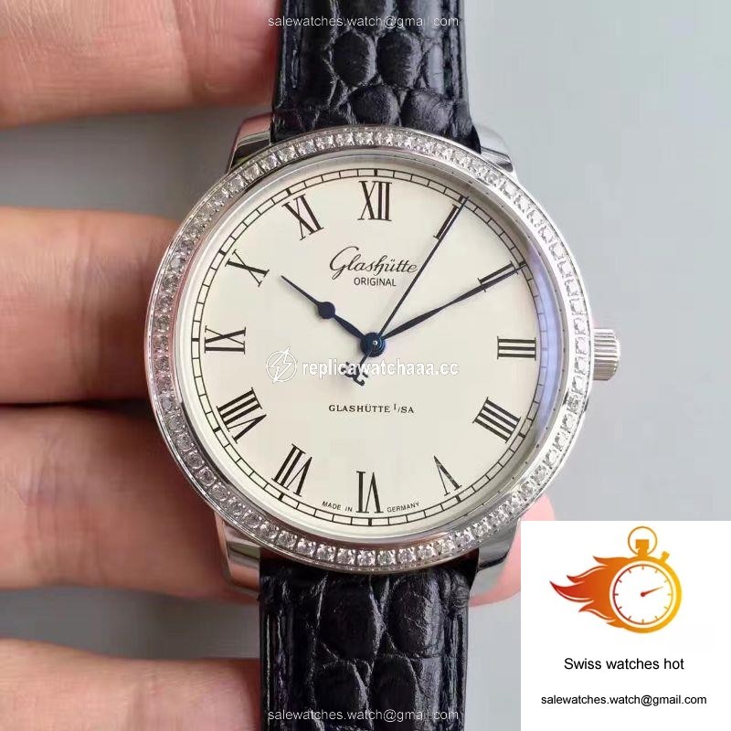 Glashutte Original Senator Excellence V4 1-39-52-01-02-04 FK Factory Diamond Bezel White Dial 1 Glashutte Original Senator Excellence V4 1-39-52-01-02-04 FK Factory Diamond Bezel White Dial 1