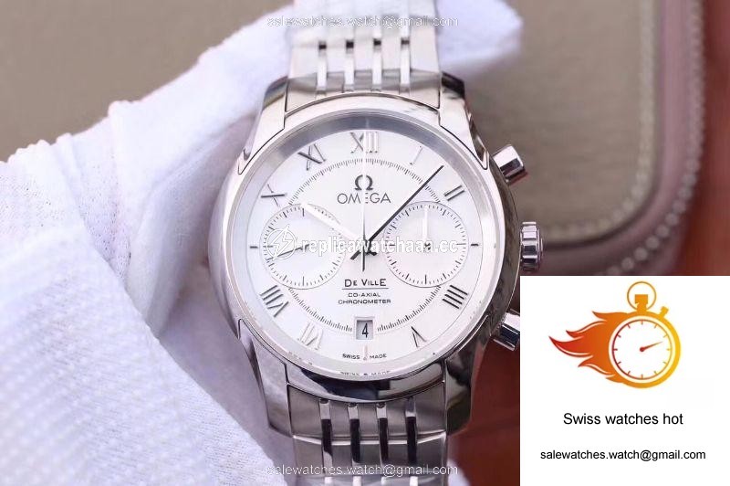 Omega De Ville Co-Axial Chronograph 42MM 431.10.42.51.02.001 OM Factory White Dial 1 Omega De Ville Co-Axial Chronograph 42MM 431.10.42.51.02.001 OM Factory White Dial 1
