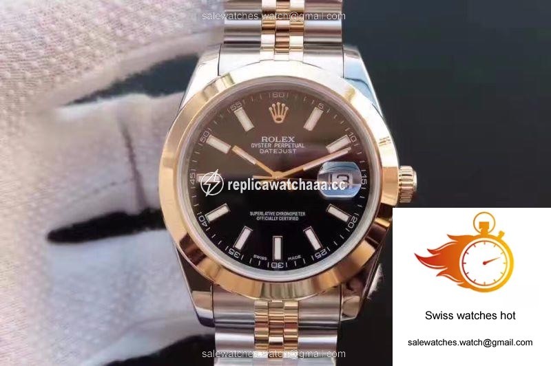 Rolex Datejust 41 126303 Gold Wrapped Black Dial 1 Rolex Datejust 41 126303 Gold Wrapped Black Dial 1
