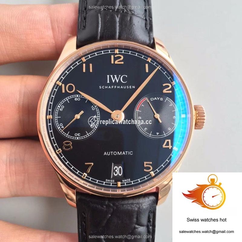 IWC Portuguese IW500701 ZF Factory Black Dial 1 IWC Portuguese IW500701 ZF Factory Black Dial 1