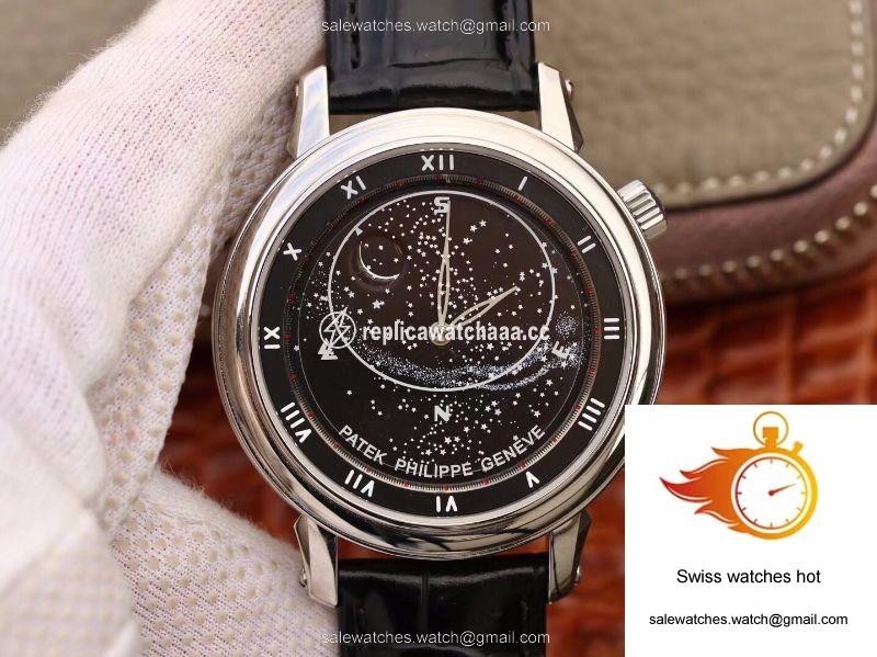 Patek Philippe Grand Complications Sky Moon Celestial 5102G Black Dial TW Factory 1 Patek Philippe Grand Complications Sky Moon Celestial 5102G Black Dial TW Factory 1