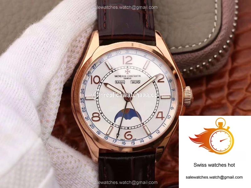 Vacheron Constantin FiftySix Day-Date 4000E/000R/B438 18K Rose Gold White Dial 1 Vacheron Constantin FiftySix Day-Date 4000E/000R/B438 18K Rose Gold White Dial 1