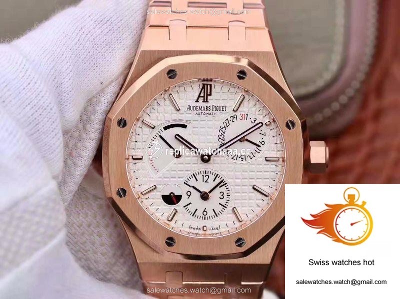 Audemars Piguet Royal Oak GMT 41MM 26120 TWA Factory White Dial 1 Audemars Piguet Royal Oak GMT 41MM 26120 TWA Factory White Dial 1