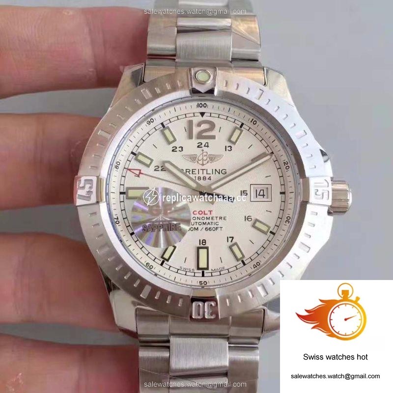 Breitling Colt Automatic 44MM A1738811-G791 GF Factory White Dial 1 Breitling Colt Automatic 44MM A1738811-G791 GF Factory White Dial 1