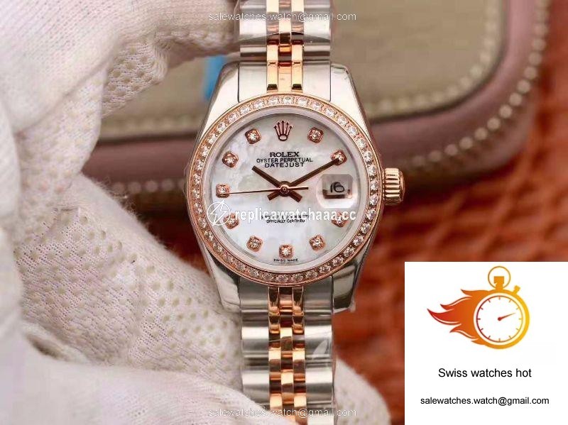 Rolex Lady Datejust Two Tone Bracelet 28MM Enamel Dial 1 Rolex Lady Datejust Two Tone Bracelet 28MM Enamel Dial 1