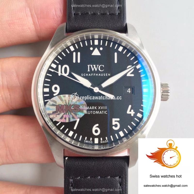 IWC Pilot Mark XVIII Edition Laureus Sport IW324703 MKS Factory V2 Blue Dial 1 IWC Pilot Mark XVIII Edition Laureus Sport IW324703 MKS Factory V2 Blue Dial 1