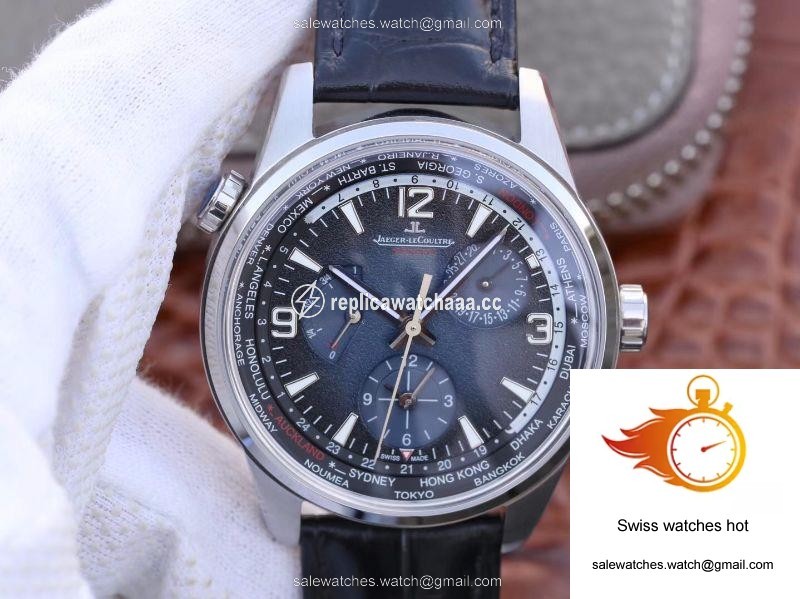 Jaeger-LeCoultre Polaris Geographic 904847J 42MM TWA Factory Black Blue Textured Dial 1 Jaeger-LeCoultre Polaris Geographic 904847J 42MM TWA Factory Black Blue Textured Dial 1