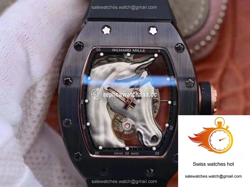 Richard Mille Polo Club Saint Tropez RM52-02 KV Factory White Horse Head Skeleton Dial 1 Richard Mille Polo Club Saint Tropez RM52-02 KV Factory White Horse Head Skeleton Dial 1
