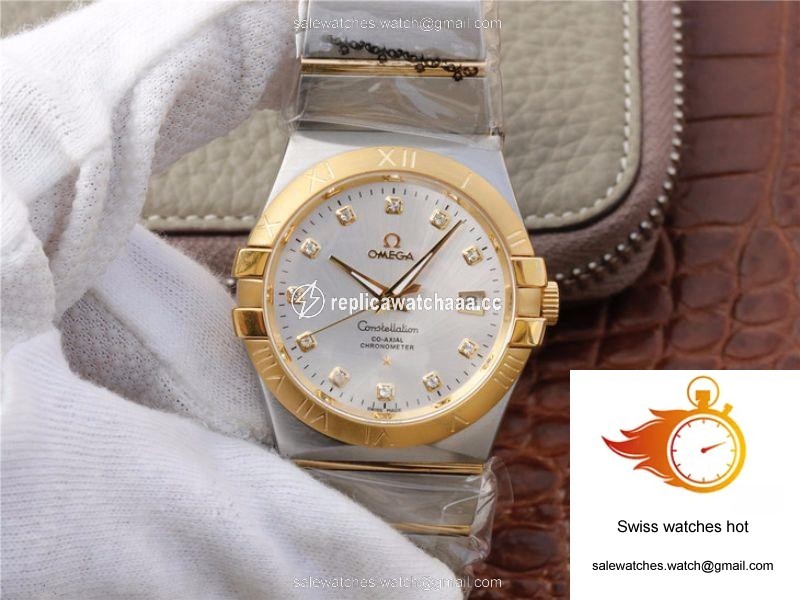 Omega Constellation 123.20.38.21.52.002 V6 Factory White Dial 1 Omega Constellation 123.20.38.21.52.002 V6 Factory White Dial 1