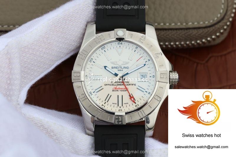 Breitling Avenger II GMT A3239011/G778/153S GF Factory White Dial 1 Breitling Avenger II GMT A3239011/G778/153S GF Factory White Dial 1