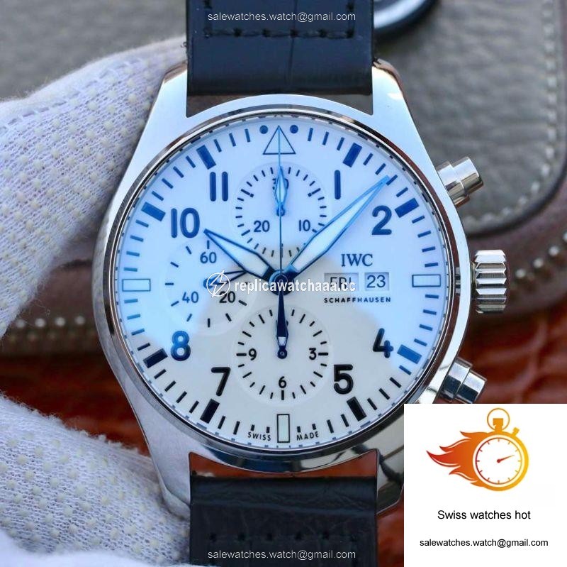 IWC Pilot Chronograph IW377725 ZF Factory White Dial 1 IWC Pilot Chronograph IW377725 ZF Factory White Dial 1