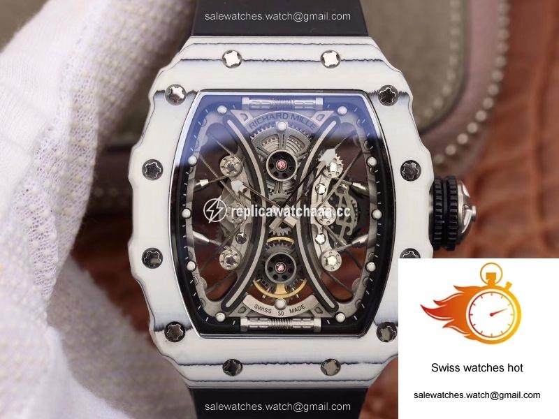 Richard Mille RM53-01 White Ceramic Case Skeleton Dial 1 Richard Mille RM53-01 White Ceramic Case Skeleton Dial 1