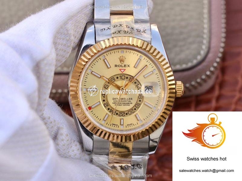 Rolex SKY-DWELLER 326938-72418 Gold Dial 1 Rolex SKY-DWELLER 326938-72418 Gold Dial 1
