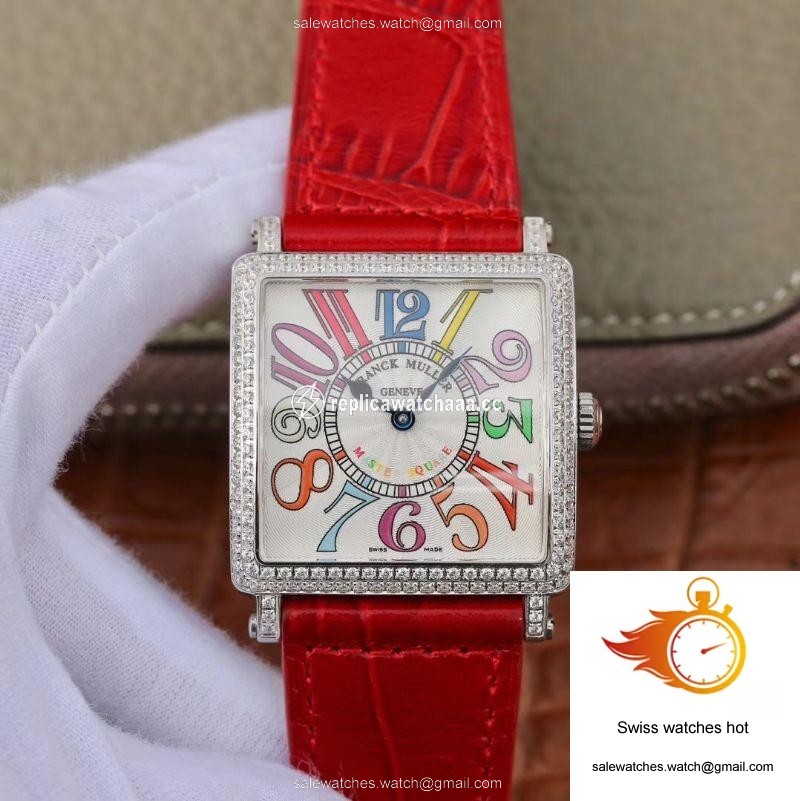 Franck Muller Master Square Ladies 6002 M QZ R GF Factory White Dial 1 Franck Muller Master Square Ladies 6002 M QZ R GF Factory White Dial 1