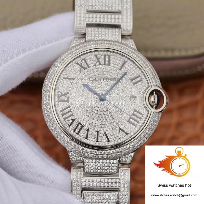 Ballon Bleu De Cartier WE9009Z3 42mm TW Factory Silver Diamond Dial 1 Ballon Bleu De Cartier WE9009Z3 42mm TW Factory Silver Diamond Dial 1