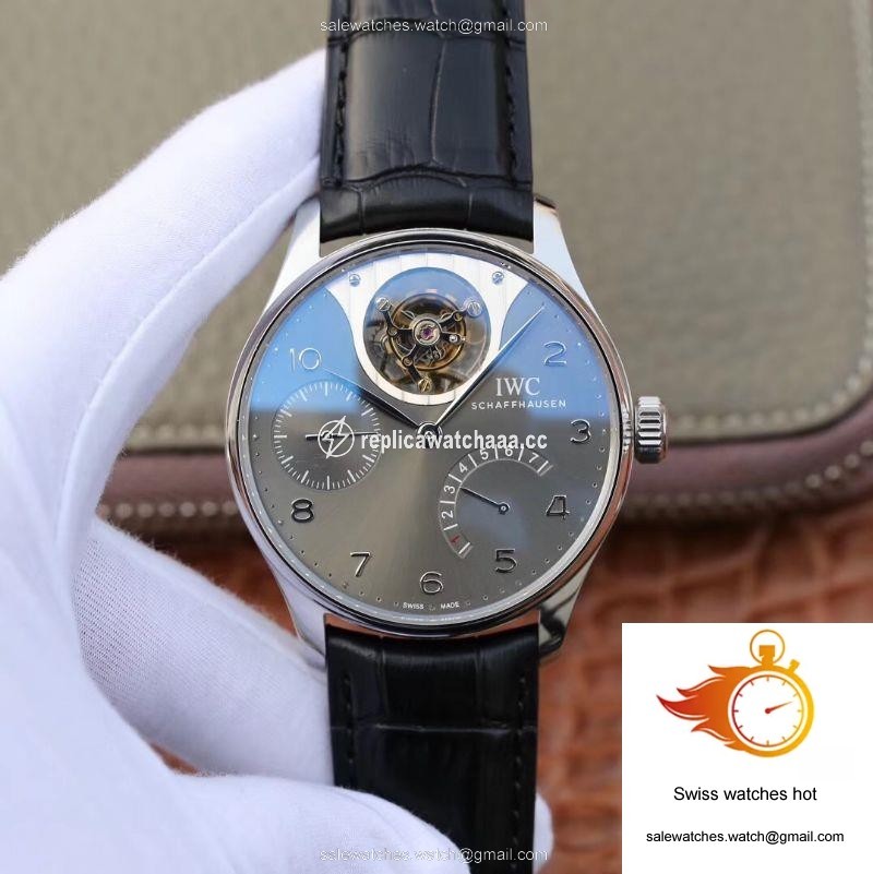 ZF Factory IWC Portuguese Tourbillon IW504210 Anthracite Dial 1 ZF Factory IWC Portuguese Tourbillon IW504210 Anthracite Dial 1