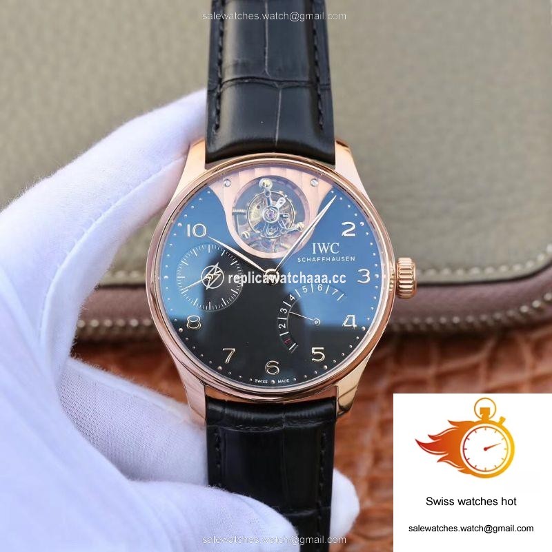 ZF Factory IWC Portuguese Tourbillon IW504210 18K Rose Gold Black Dial 1 ZF Factory IWC Portuguese Tourbillon IW504210 18K Rose Gold Black Dial 1