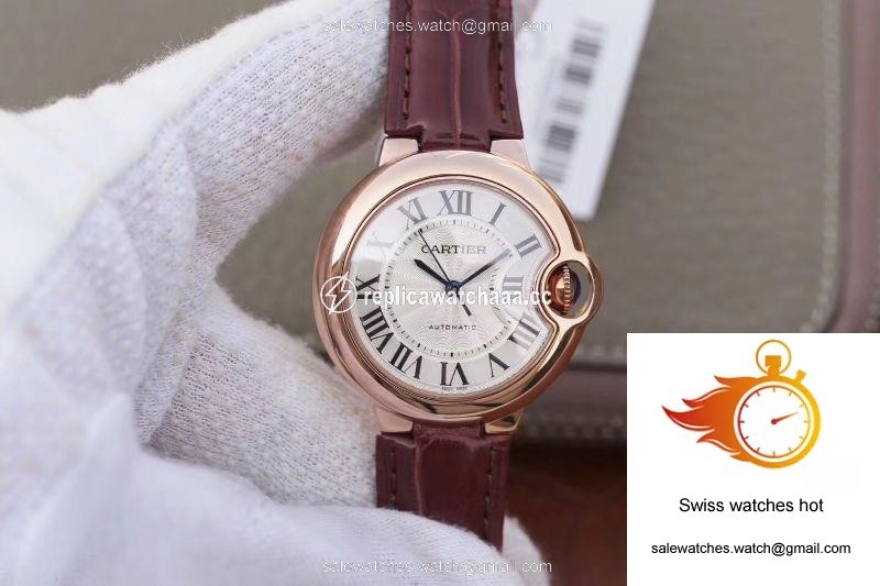 Ballon Bleu De Cartier Ladies 33mm V6 Factory 18K Rose Gold Case White Dial 1 Ballon Bleu De Cartier Ladies 33mm V6 Factory 18K Rose Gold Case White Dial 1